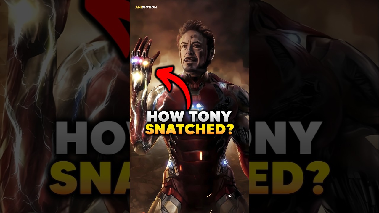 How Tony Outsmarted Thanos in Avengers endgame? 