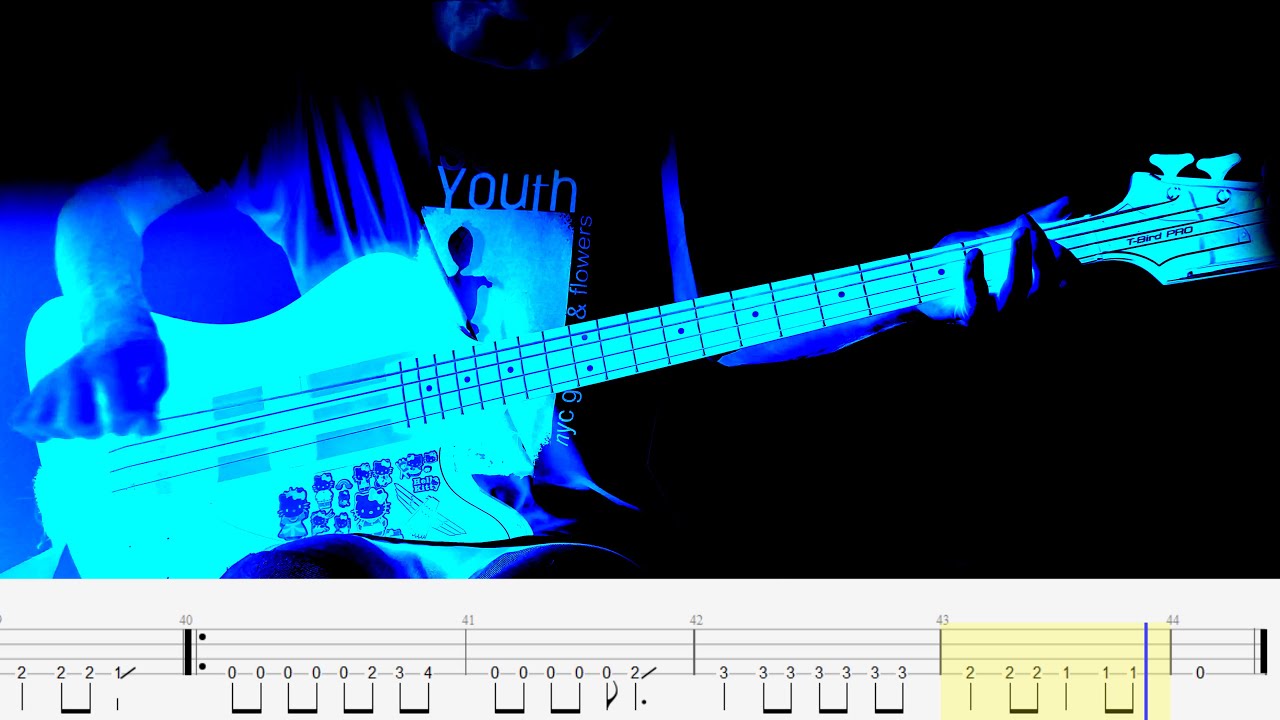 The Money Will Roll Right In — Fang — Bass cover with tabs (4k)