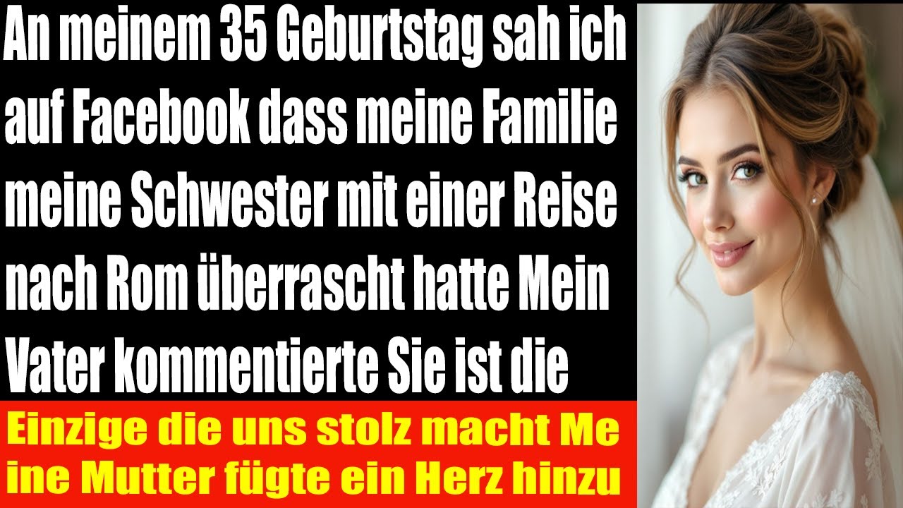 An meinem 35 Geburtstag überraschte meine Familie meine Schwester mit einer Rom-Reise
