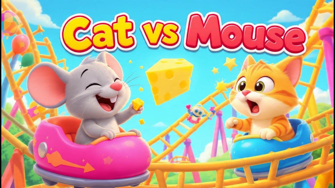 Funny 3D Cat vs Mouse Adventure | Tom & Jerry | Cartoon