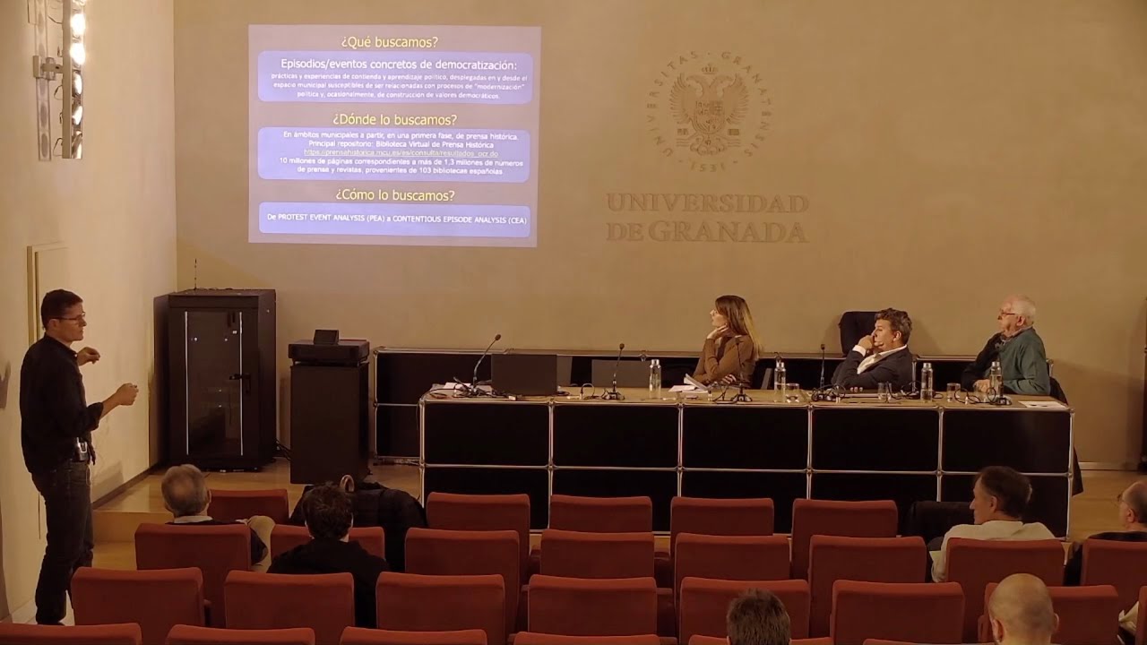 La historia de Andalucía a debate. Antonio Herrera y Miguel Ángel del Arco Blanco, UGR.