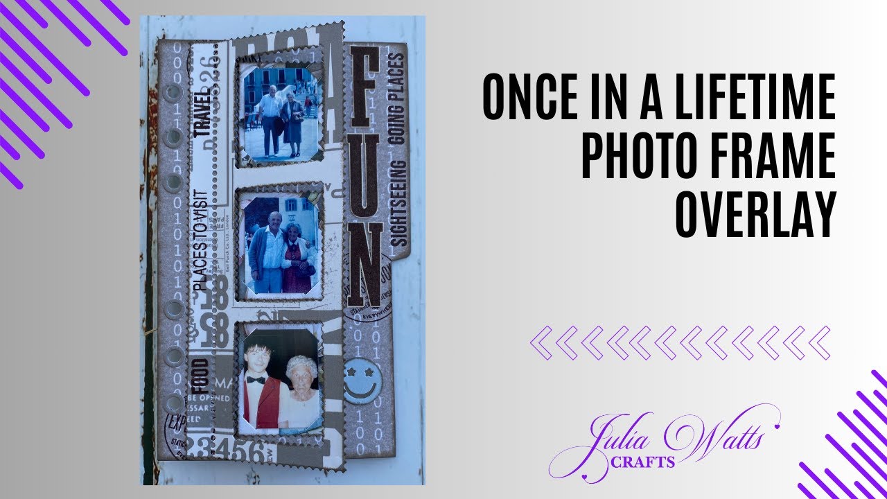 Elizabeth Craft Designs - Once In A Lifetime Collection : Photo Frame Overlay