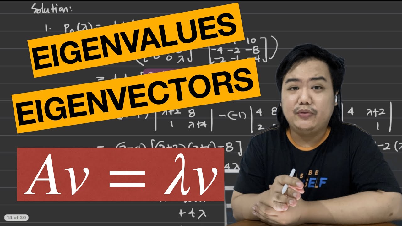 Linear Algebra 101: Eigenvalues, Eigenvectors, and Eigenspaces [TAGALOG] 2021