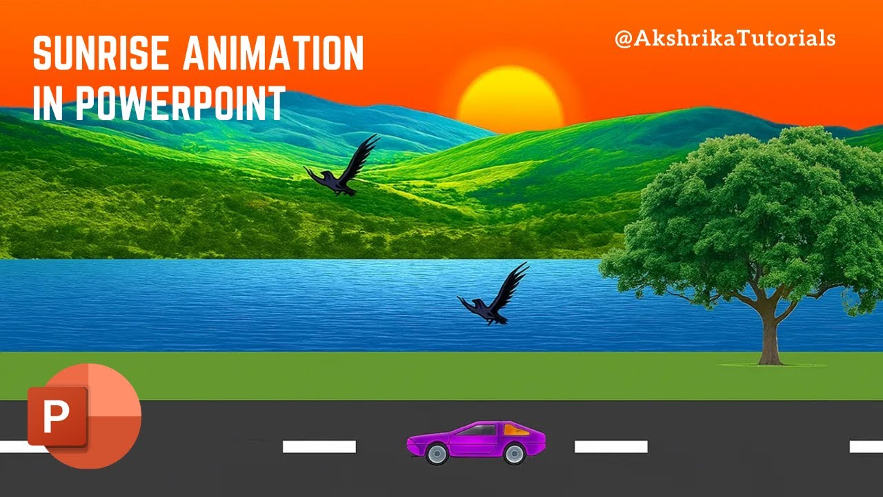 Sunrise Animation in PowerPoint | PowerPoint Presentation Topic Animation | PPT Animation 2025