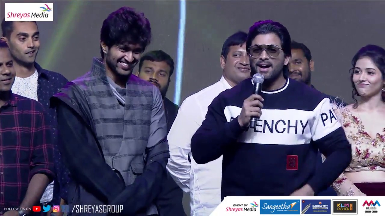 Allu Arjun Extraordinary Words About Vijay Deverakonda @Taxiwaala Pre Release Event