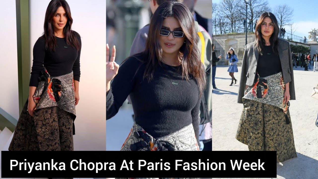 Priyanka Chopra Jonas Gives Menswear A Dior Twist At Paris Fashion Week | Priyanka Chopra 