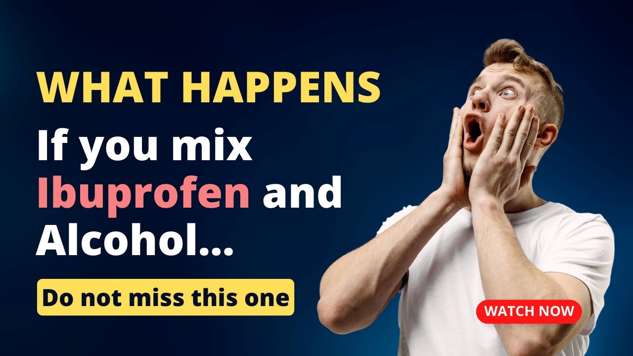 Avoid This Dangerous Mistake: Mixing Alcohol and Ibuprofen. 