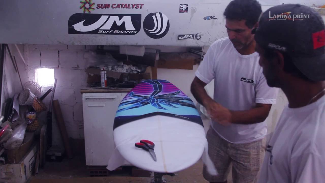 Tutorial Lamina Print - Surfboard painting