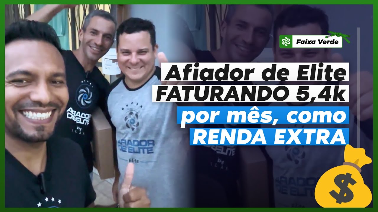 TRABALHANDO DE 3 A 4 HORAS POR DIA COM AFIAÇÃO [FAIXA VERDE]