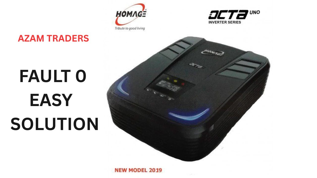 HOW TO FIX THE FAULT 0 HOMAGE OCTA DUO # WORKING TECHNIQUE