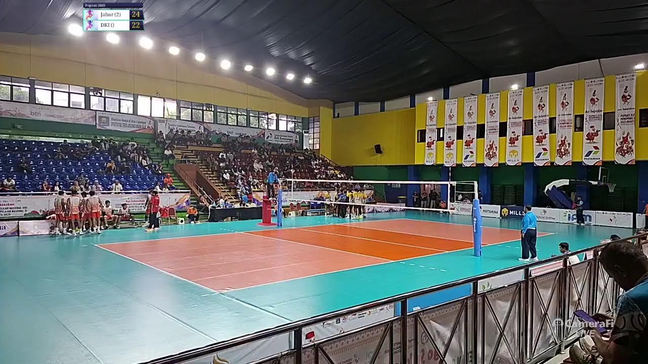 Popnas Voli Indoor Putra 2025 // Jabar Vs DKI Jakarta