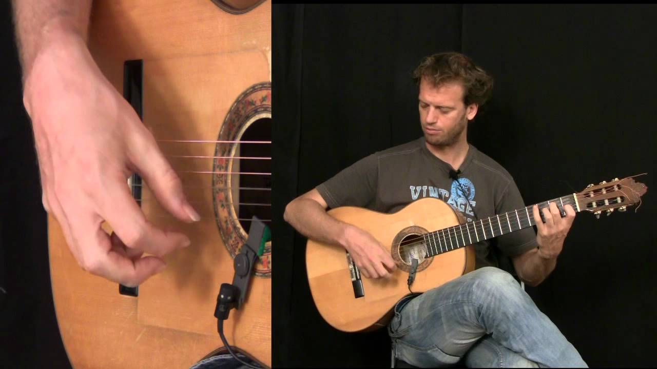 Técnica de guitarra flamenca: rasgueo: Ejercicios de abanico