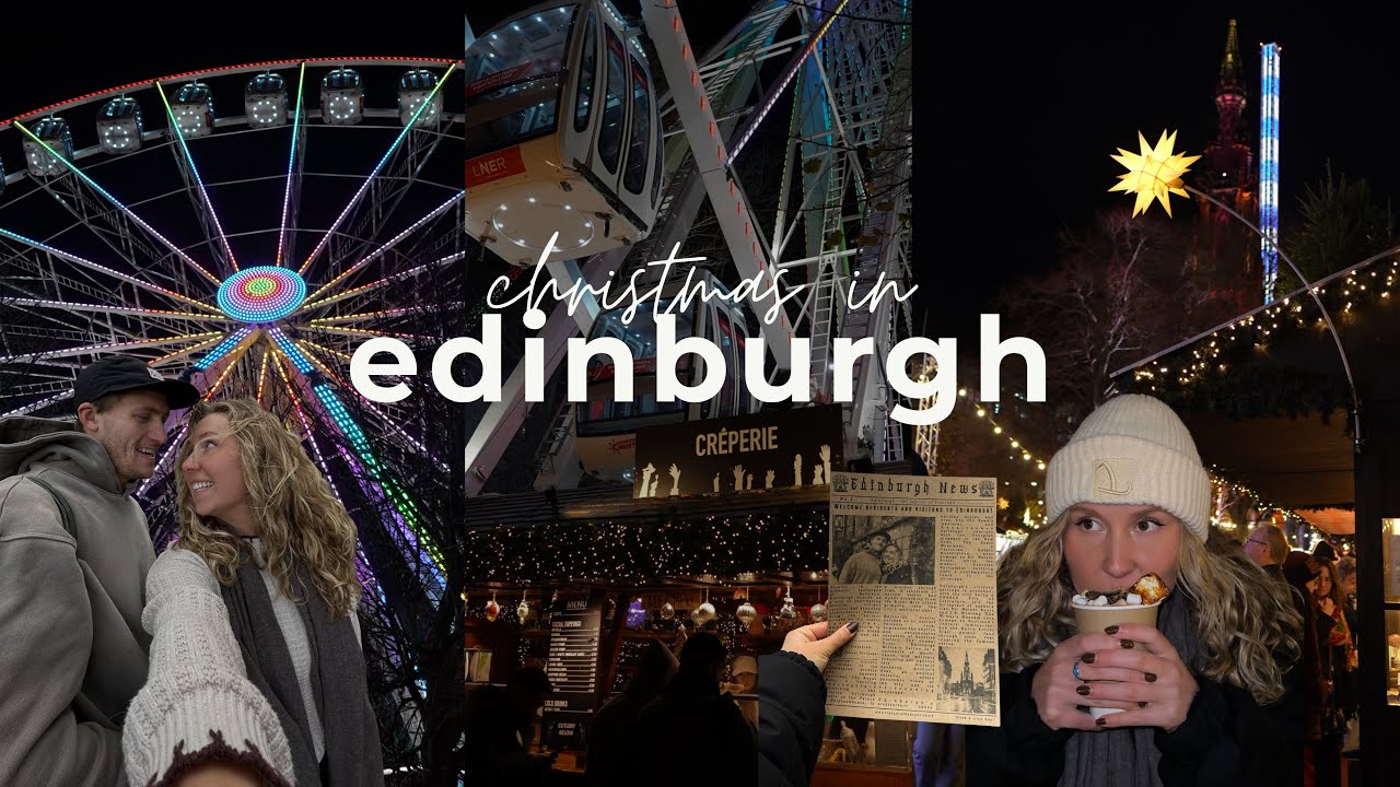 christmas in edinburgh | dean village, making potions, & edinburgh christmas market