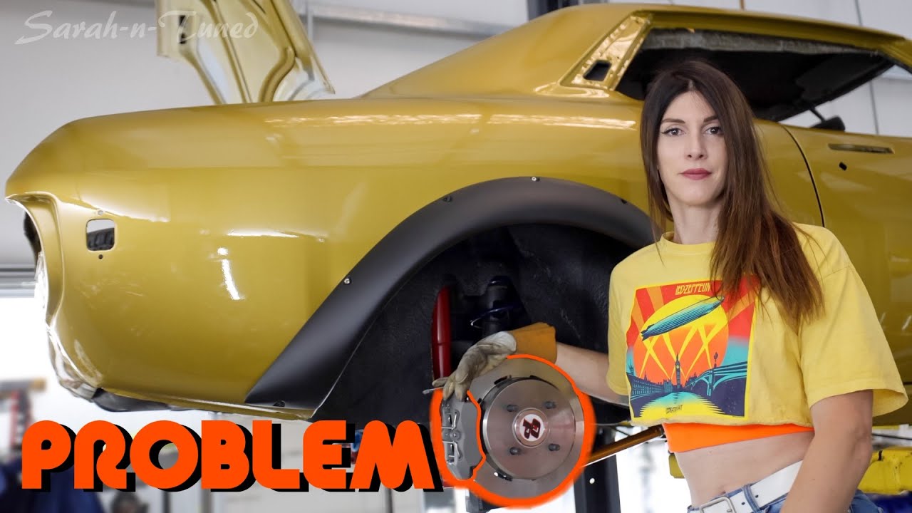Огромные тормоза! ..слишком большие // 1974 2UZ V8 Celica