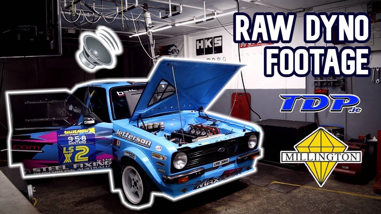 Frank Kelly - RAW DYNO FOOTAGE - 2.5 Millington Mk2 @TDP.ie