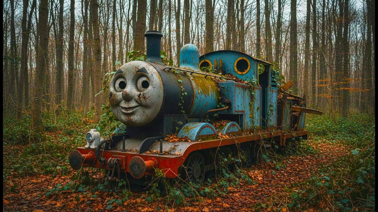 ASMR Car Restoration 😱 &ndash; Abandoned Thomas Train Found in the Forest | Full Rebuild