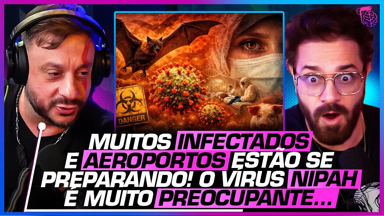 ALERTA do NOVO VÍRUS NIPAH! CASOS CONFIRMADOS e a CHEGADA no BRASIL - BIÓLOGO HENRIQUE