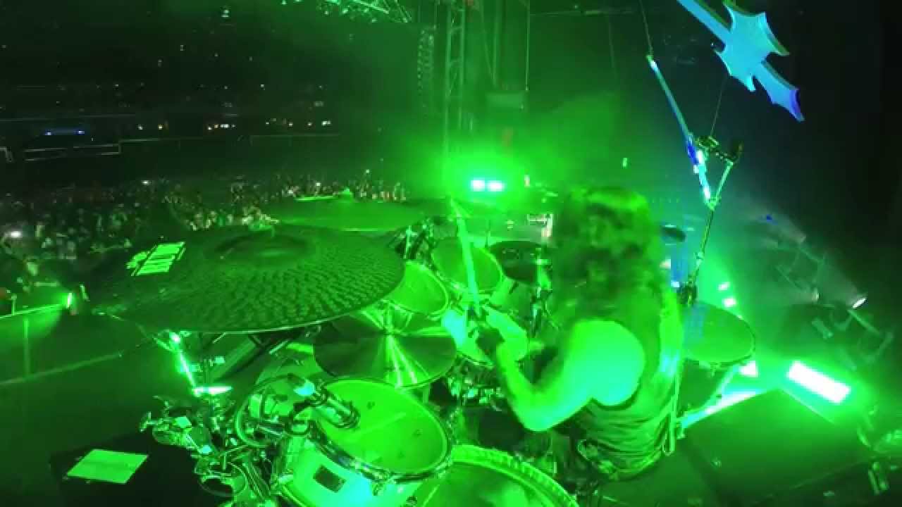 Paul Bostaph/ SLAYER GoPro Footage 2014 Hammond, Indiana