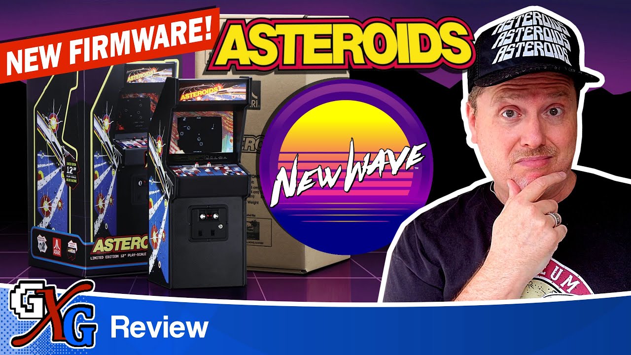 Asteroids Replicade from New Wave Toys - Review and UPDATED FIRMWARE!