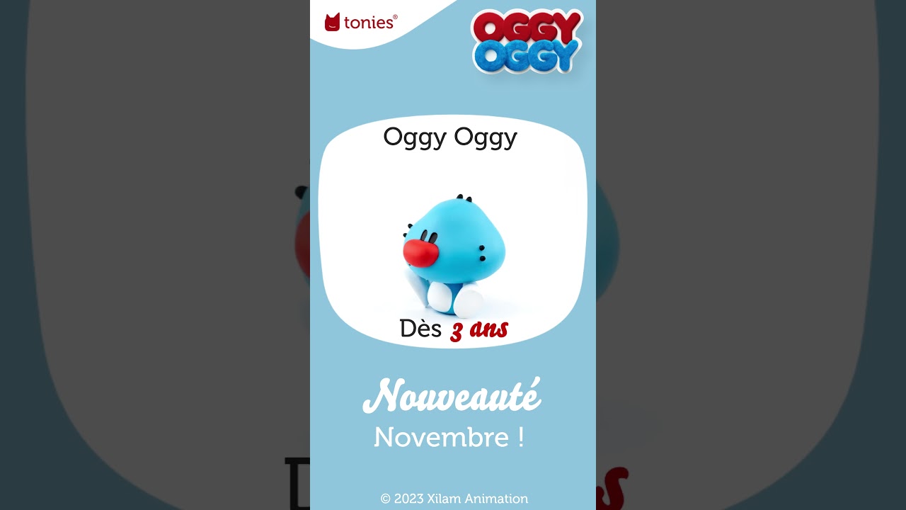 OGGY OGGY - Retrouve tes comptines Oggy Oggy pr&eacute;f&eacute;r&eacute;es avec Tonies d&egrave;s le 9 Novembre !