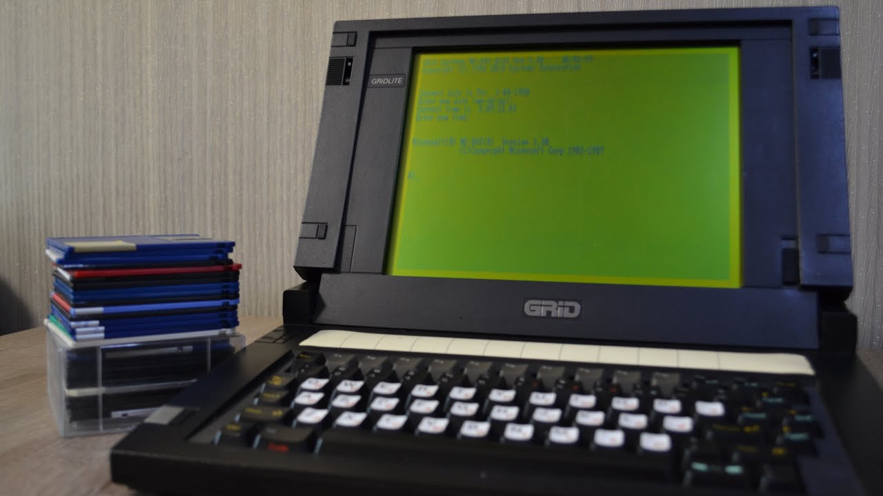 Софт и игры на ноутбуке 1987 года Grid lite 1032 Некроде