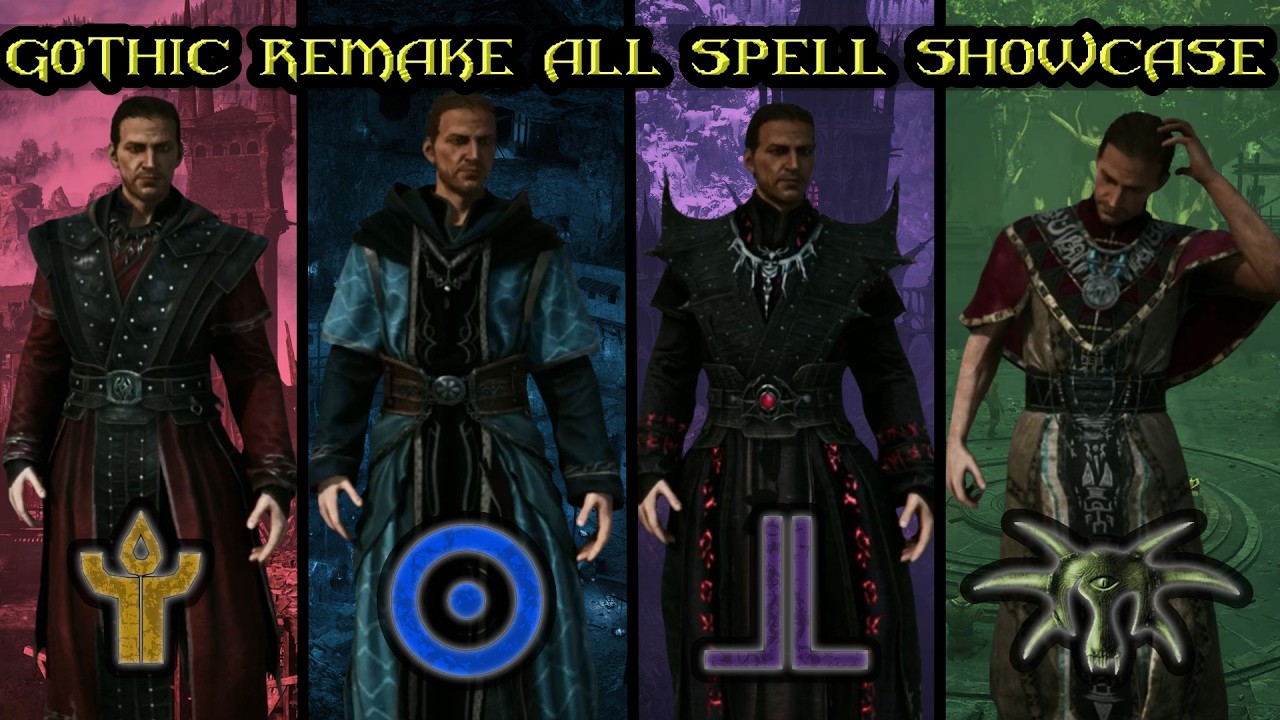 Gothic Remake All Spells Showcase