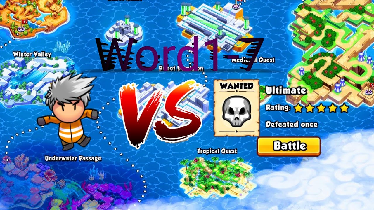 bomber friends Bounty Hunt Ultimate 5 BOSS word1-7