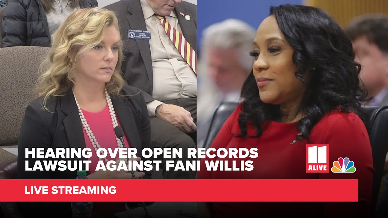 Hearing over open records lawsuit against Fani Willis | Court livestream
