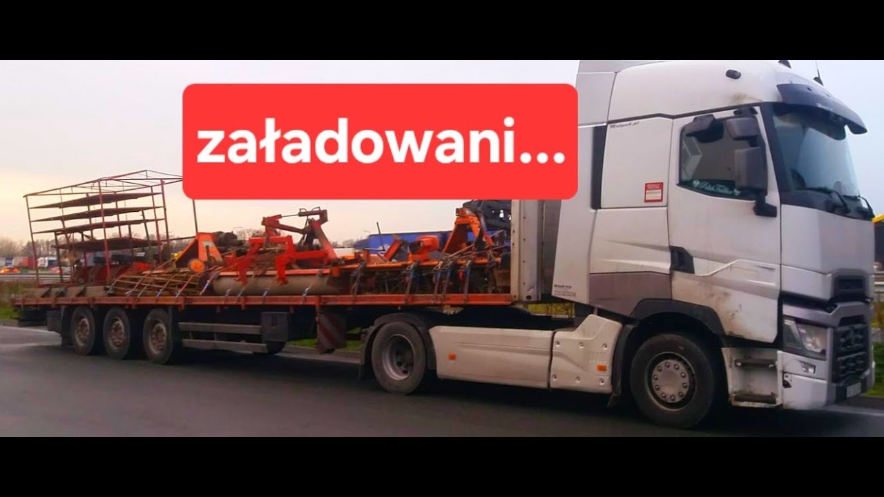 Transport maszyn rolniczych!! Załadunki! Kolejne rezerwacje!! Mam tura do c385 :D