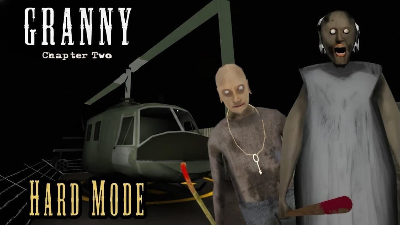 HELICOPTER ESCAPE IN HARD MODE | GRANNY CHAPTER 2 FULL GAMEPLAY