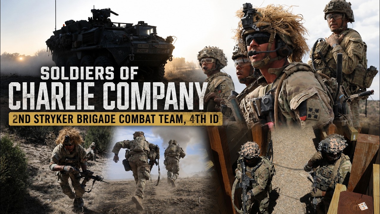 Soldiers of Charlie Company, 2nd Stryker Brigade Combat Team, 4th ID
