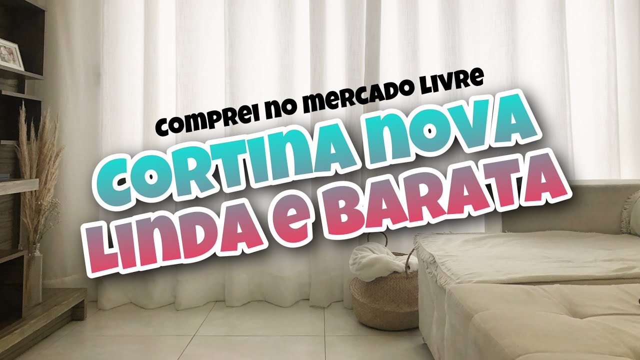CORTINA DO MERCADO LIVRE (Gaze de Linho com forro)