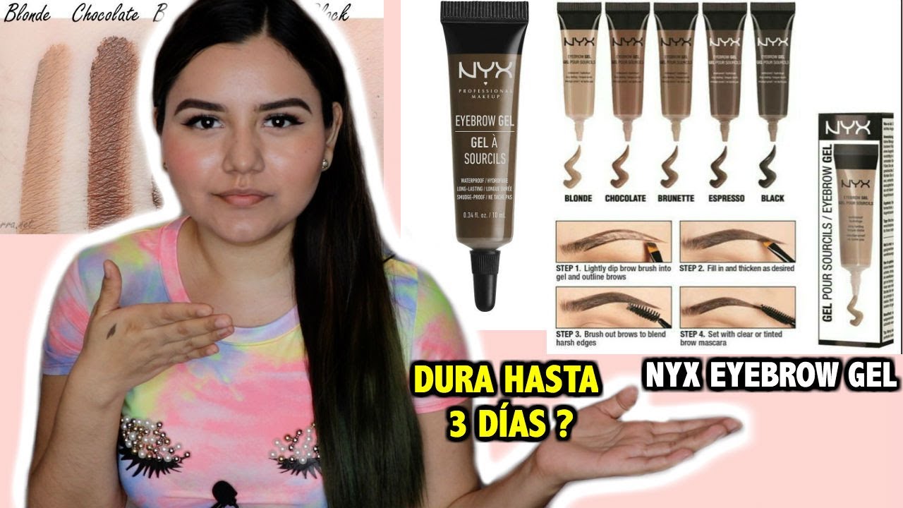 GEL PARA CEJAS QUE DURA HASTA 3 DÍAS ?? 😱😱  NYX EYEBROW GEL - PRODUCTO RESISTENTE AL AGUA.
