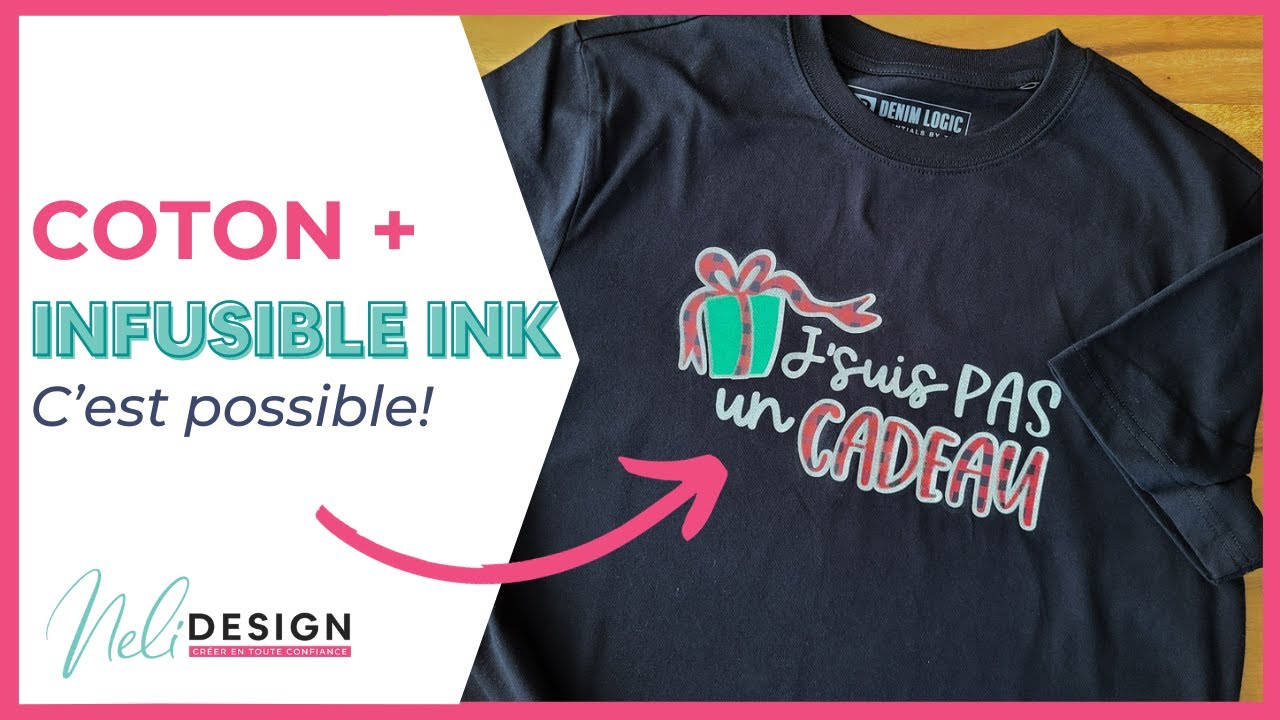 Utiliser du Infusible Ink sur du coton ou des tissus foncés!
