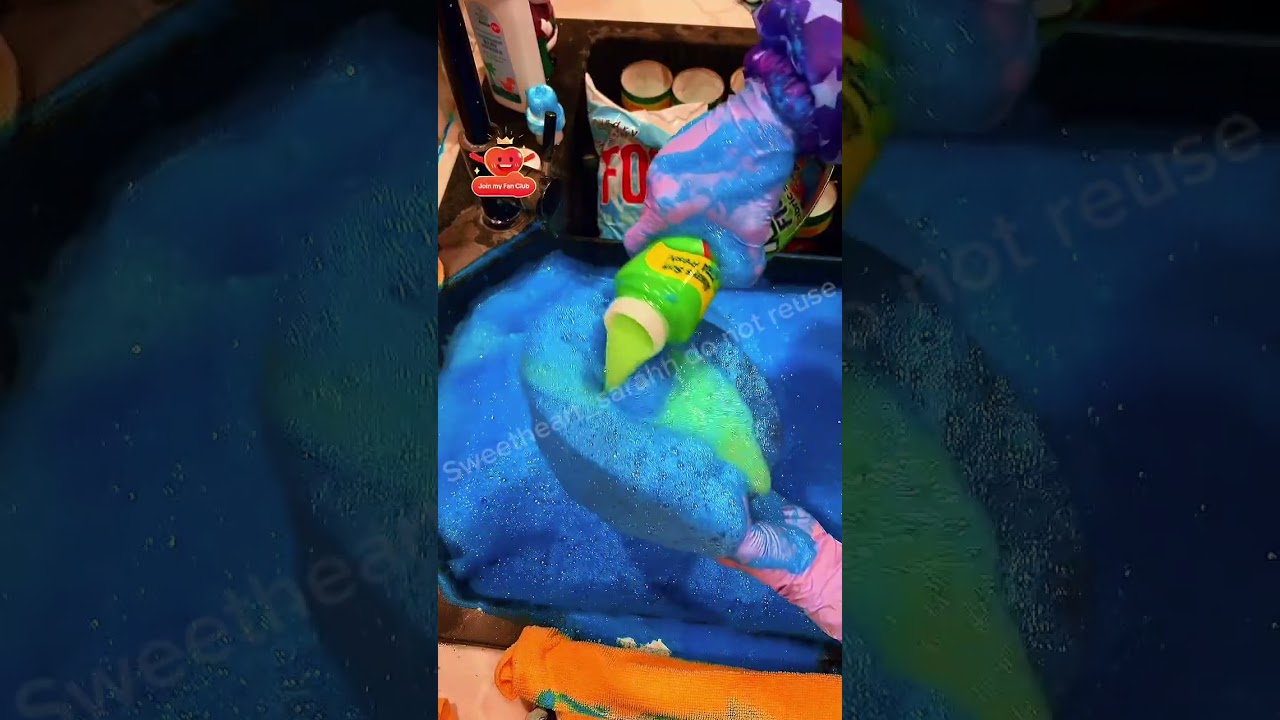 TikTok cleantok full live from my account from 12/4/2025. ASMR sponge squeezing for relaxation.