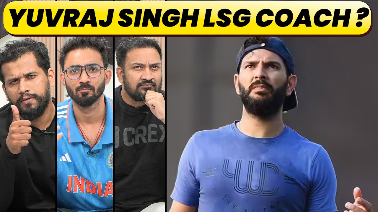YUVRAJ SINGH as LUCKNOW SUPER GIANTS COACH. JUSTIN LANGER TO YUVI, SOCIAL MEDIA BUZZ OR REALITY?