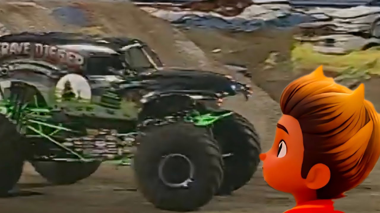 Monster Jam showdown PS4 gameplay con grave digger 25th y grave digger 30th-ian juega
