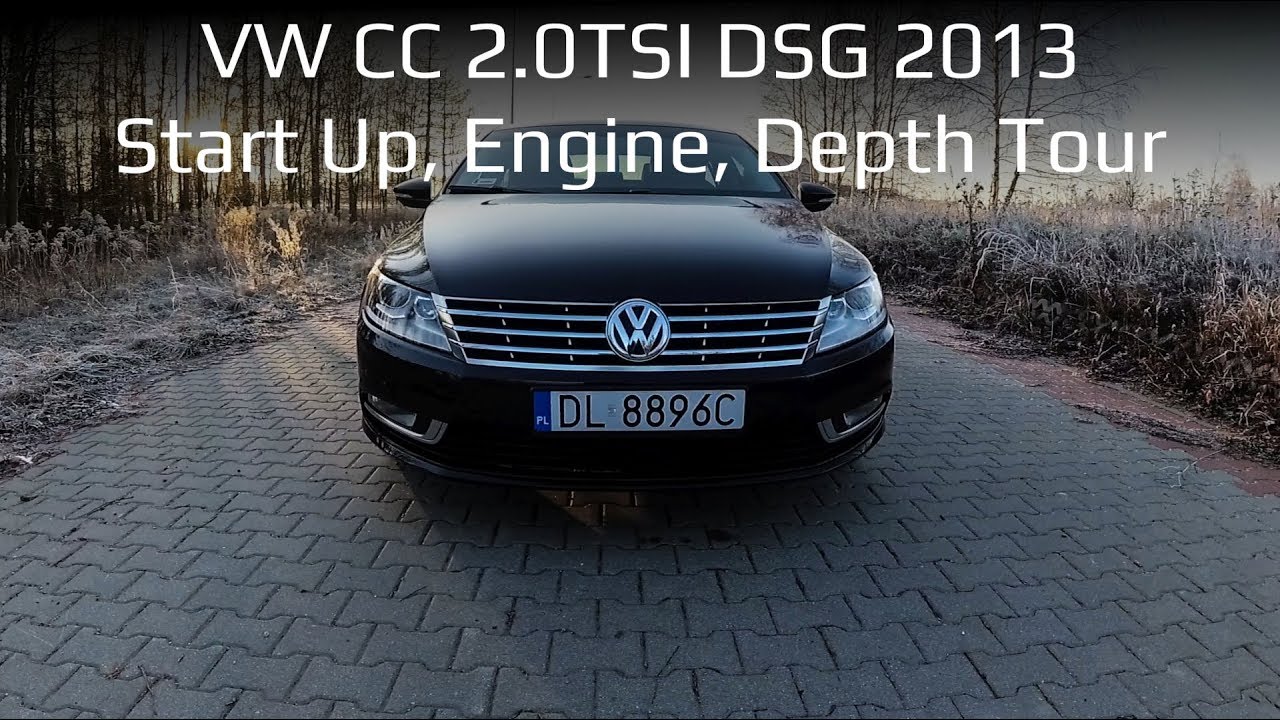 Volkswagen CC 2.0TSI 2013 DSG Start Up, Engine, Depth Tour