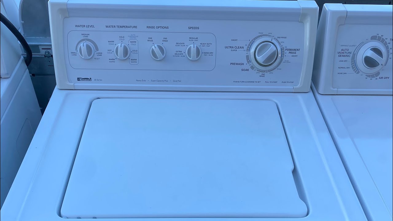 Como reparar una lavadora kenmore lava pero no sentrifuga no tira el agua resuelto 👍