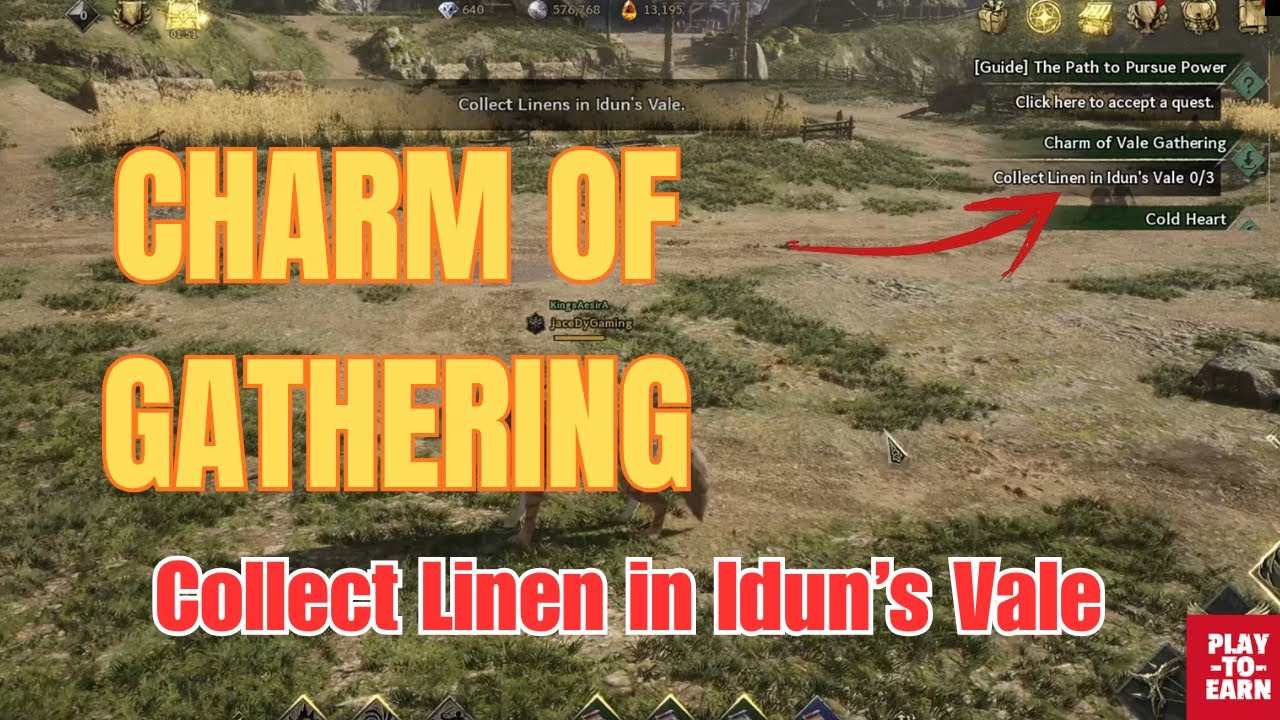 Collect Linen in Idun’s Vale! Charm of Vale Gathering Full Quest Guide | Legend of Ymir
