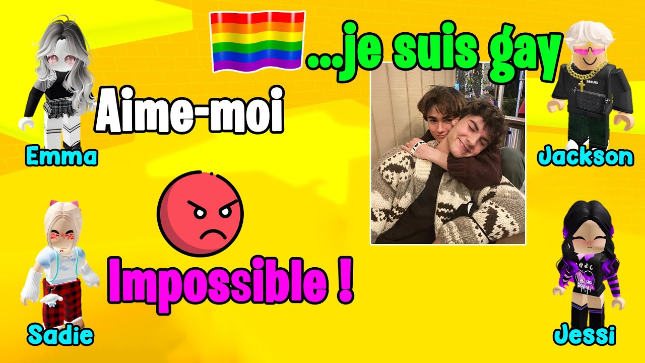 HISTOIRE ROBLOX | Mon âme sœur m'a révélé son homosexualité 🌈