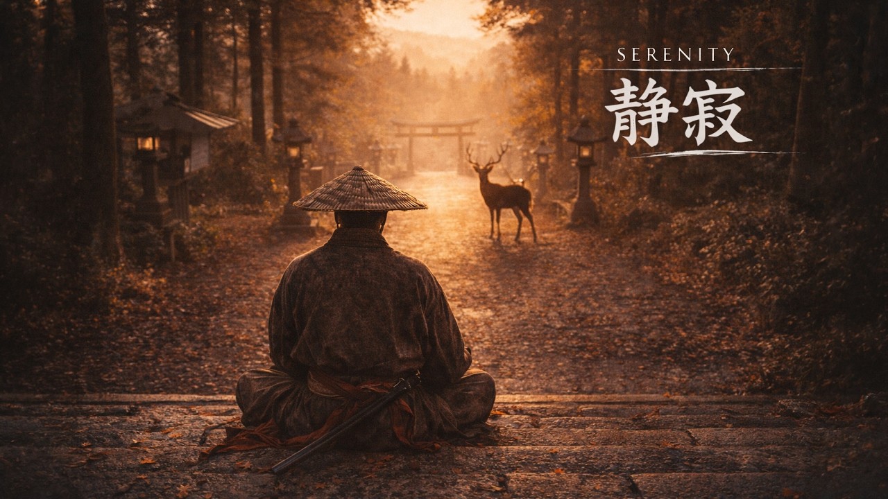 SERENITY 静寂 🍂 | Samurai Zen Meditation Music for Inner Peace