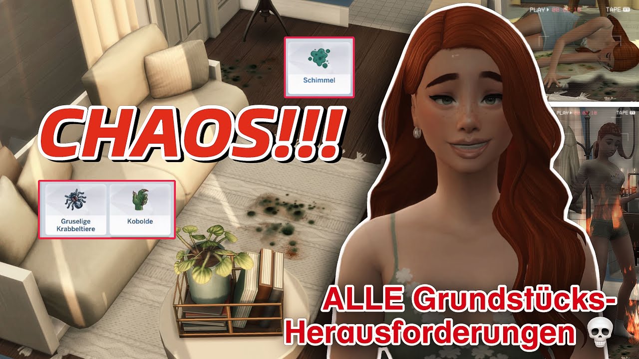 Sims 4: ich habe ALLE Lot Challenges aktiviert 💀 (warum tue ich mir das an)
