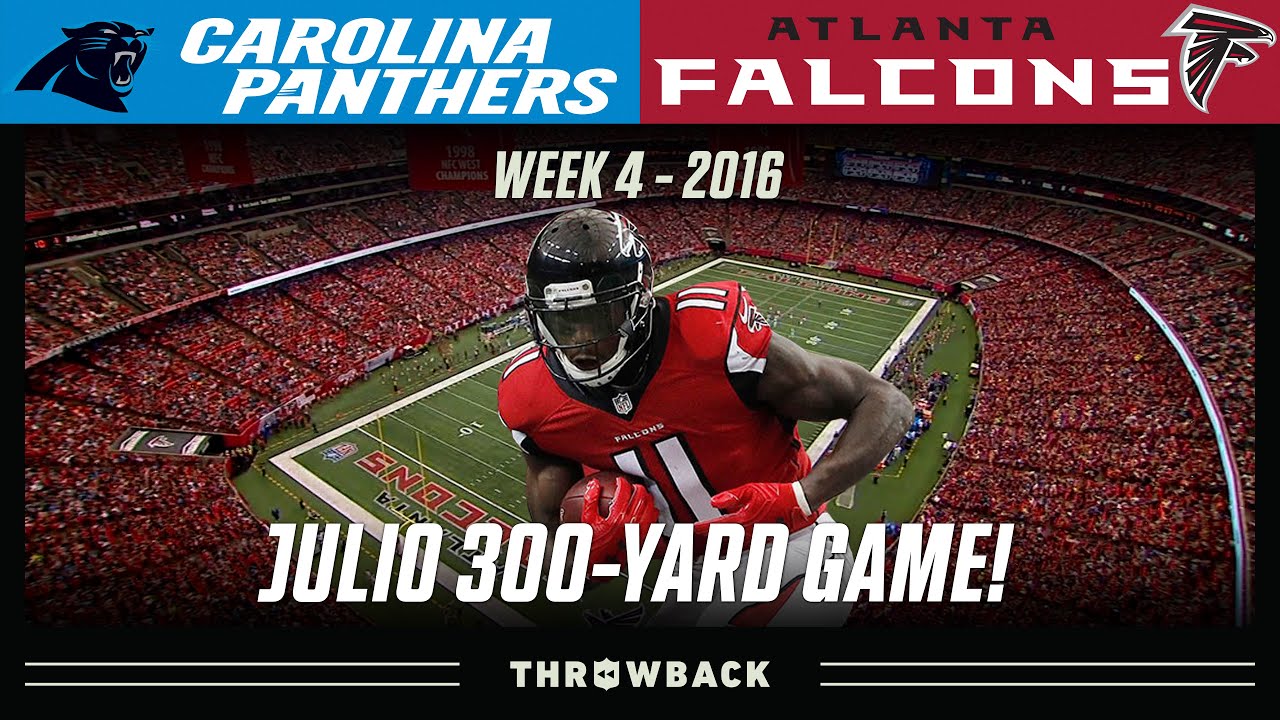 Julio is UNGUARDABLE in 300-Yard Game! (Panthers vs. Falcons 2016, Week 4)