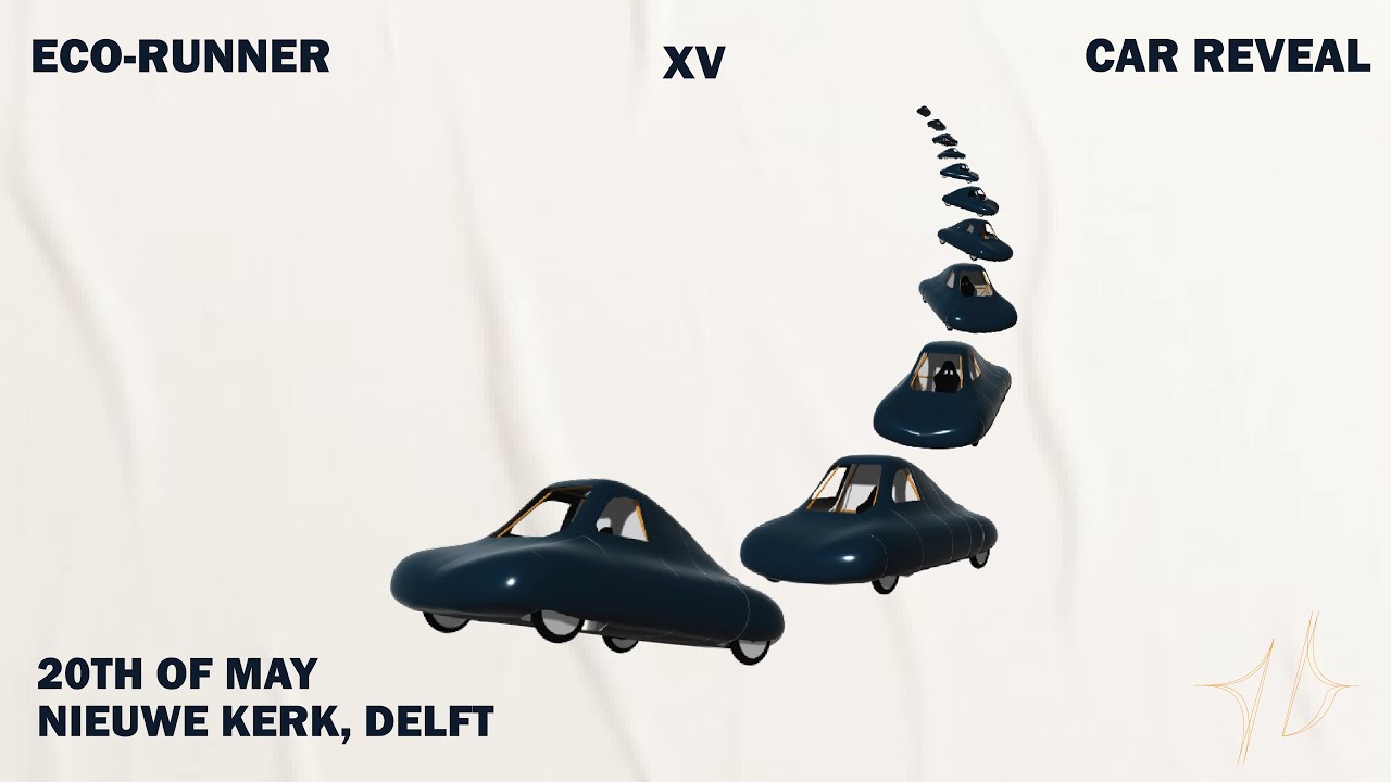 Car Reveal Eco-Runner Team Delft 2025: Eco-Runner XV