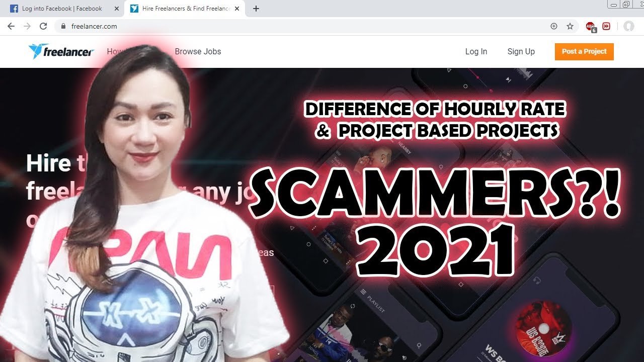 Scammers Online 2021 | Difference of Project-Based/Hourly Rate Projects🤓 | Freelancer.com Website