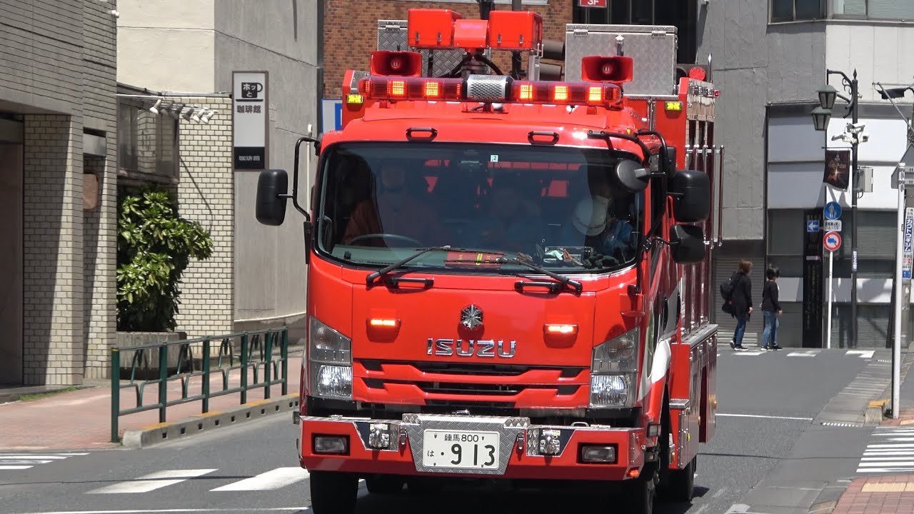 東京消防庁 緊急走行【指揮隊の怒りの注意喚起！】響き渡るモーターサイレン！注意喚起！そしてお礼！！