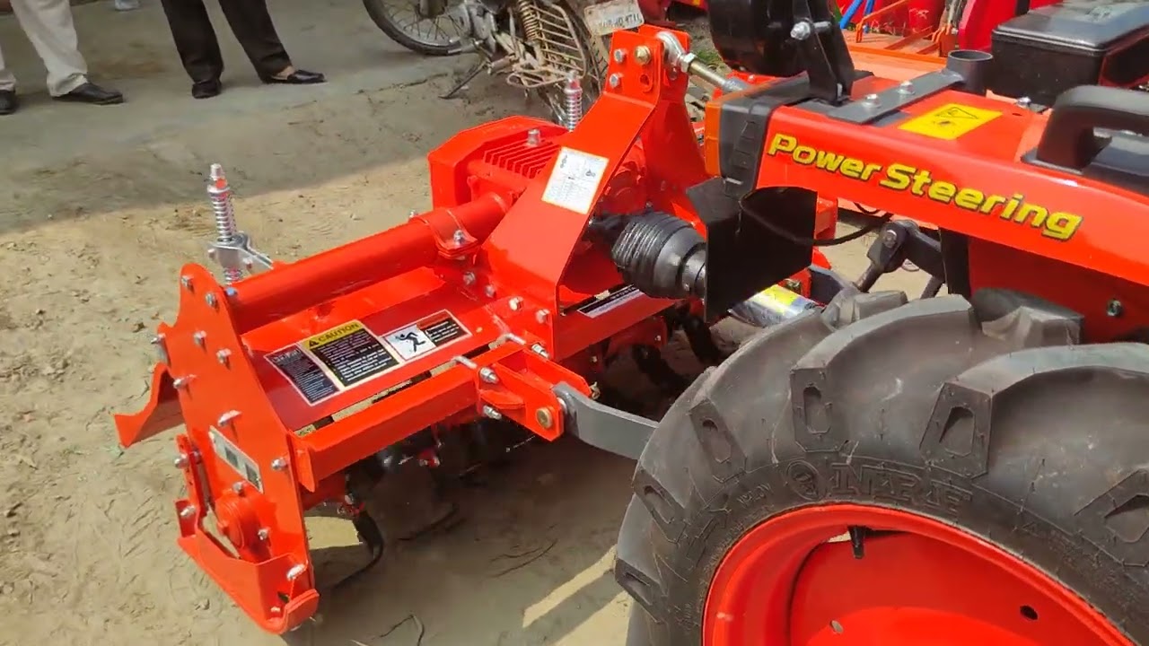 Landforce 4 Feet Mini Rotavator Delivery for working with Kubota 2741 Tractor..