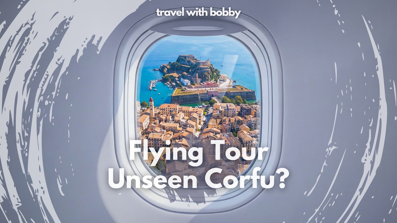 Corfu Take Off 🇬🇷 | Flying Tour Above the Blue Coast