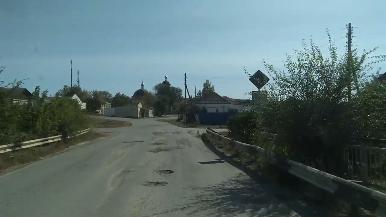 Проездом через село Сухой Карабулак, Базарно-Карабулакский район.